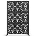Dovelina Metal Outdoor Privacy Screen Freestanding Patio Decorative Screens