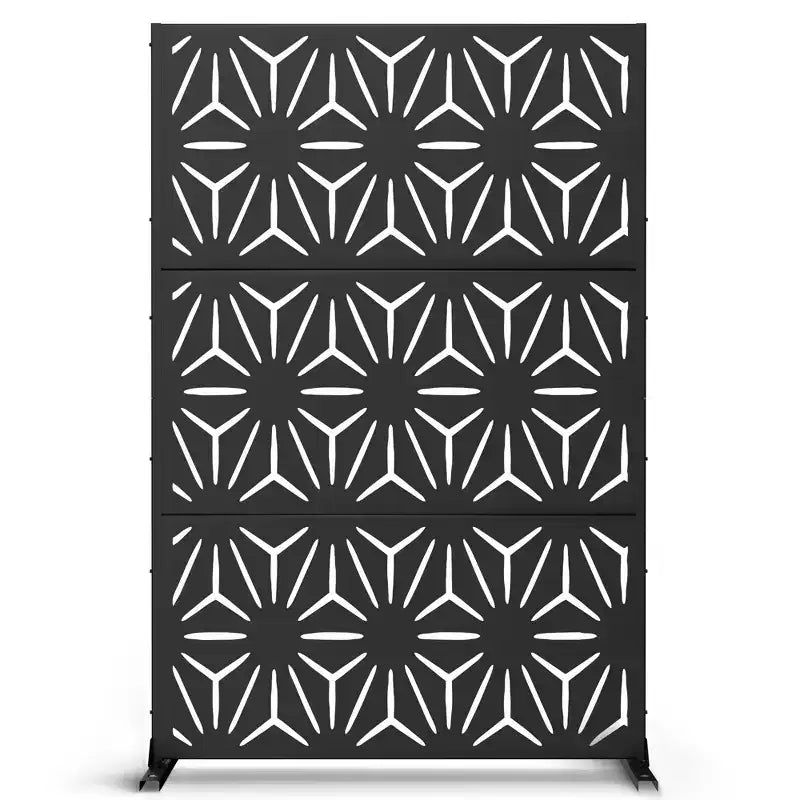 Dovelina Metal Outdoor Privacy Screen Freestanding Patio Decorative Screens