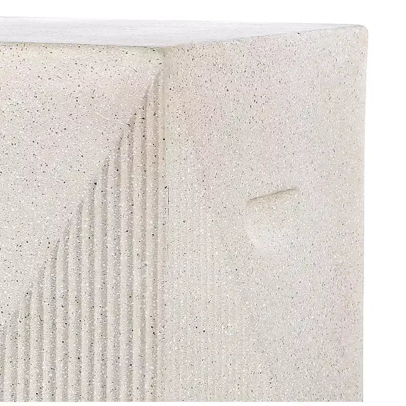 Table d'appoint carrée minimaliste contemporaine, intérieur/extérieur