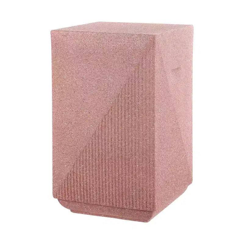 Table d'appoint carrée minimaliste contemporaine, intérieur/extérieur