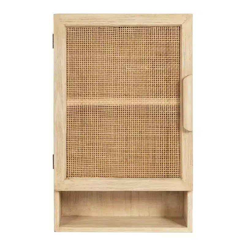 Armoire murale en rotin naturel