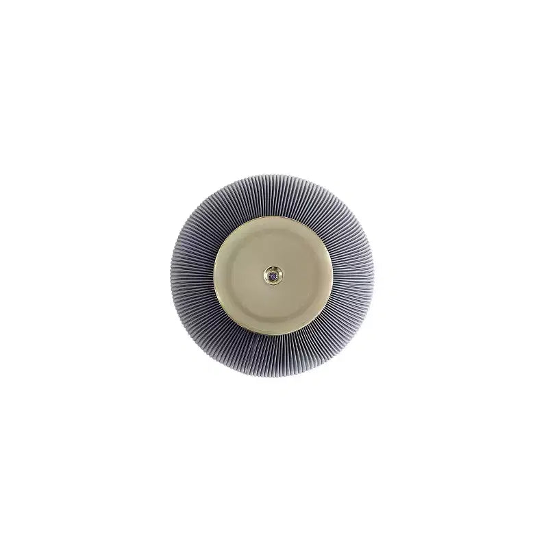 Table d'appoint moderne recouverte de similicuir avec plateau en céramique aspect marbre