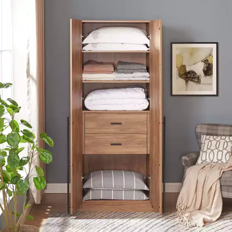 Armoire à 2 portes et 2 tiroirs