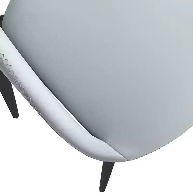 Chaise de salle à manger moderne, assise en tissu rembourré avec pieds en métal, assise d'appoint confortable pour la cuisine, la salle à manger ou le bureau