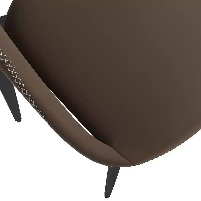Chaise de salle à manger moderne, assise en tissu rembourré avec pieds en métal, assise d'appoint confortable pour la cuisine, la salle à manger ou le bureau
