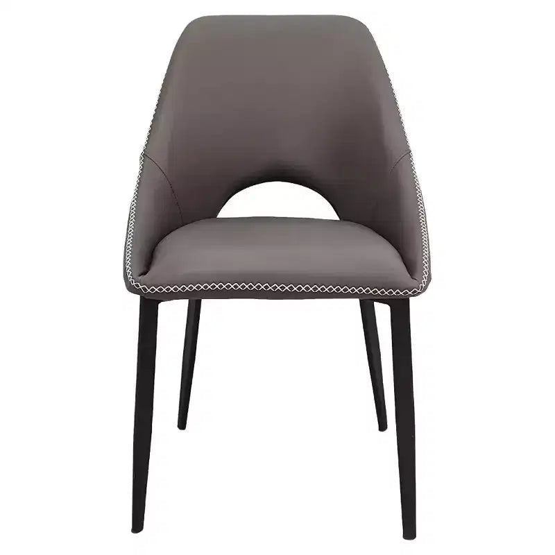 Chaise de salle à manger moderne, assise en tissu rembourré avec pieds en métal, assise d'appoint confortable pour la cuisine, la salle à manger ou le bureau