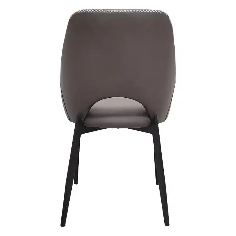 Chaise de salle à manger moderne, assise en tissu rembourré avec pieds en métal, assise d'appoint confortable pour la cuisine, la salle à manger ou le bureau
