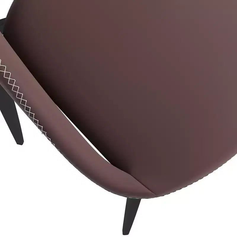 Chaise de salle à manger moderne, assise en tissu rembourré avec pieds en métal, assise d'appoint confortable pour la cuisine, la salle à manger ou le bureau