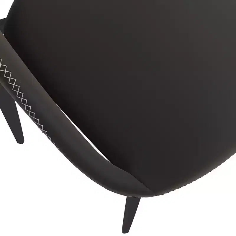 Chaise de salle à manger moderne, assise en tissu rembourré avec pieds en métal, assise d'appoint confortable pour la cuisine, la salle à manger ou le bureau