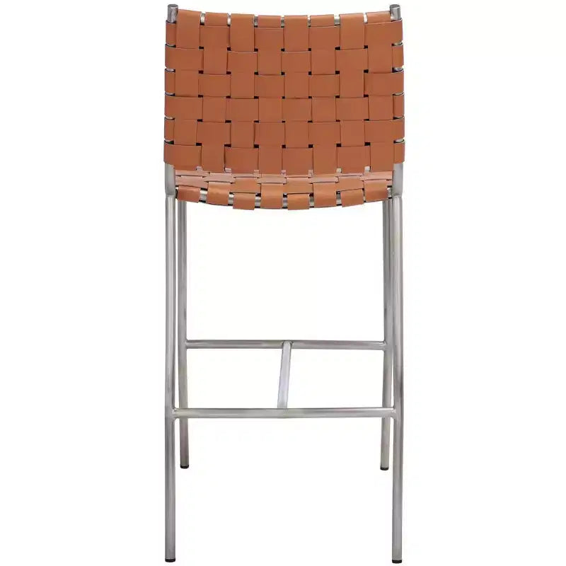 Tabouret de comptoir en tissu tressé