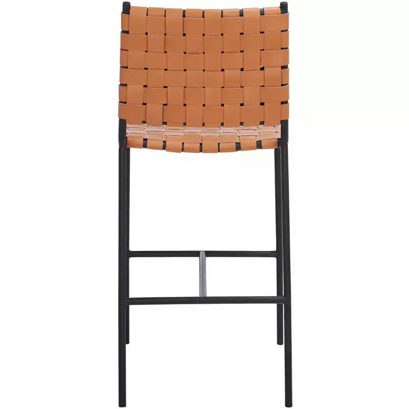 Tabouret de comptoir en tissu tressé