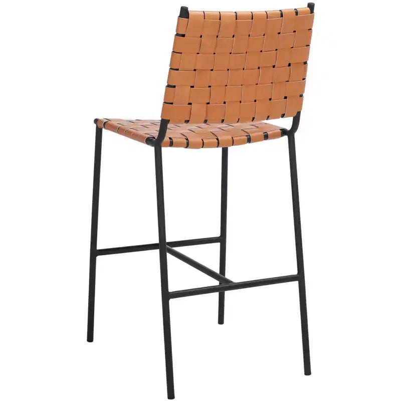 Tabouret de comptoir en tissu tressé