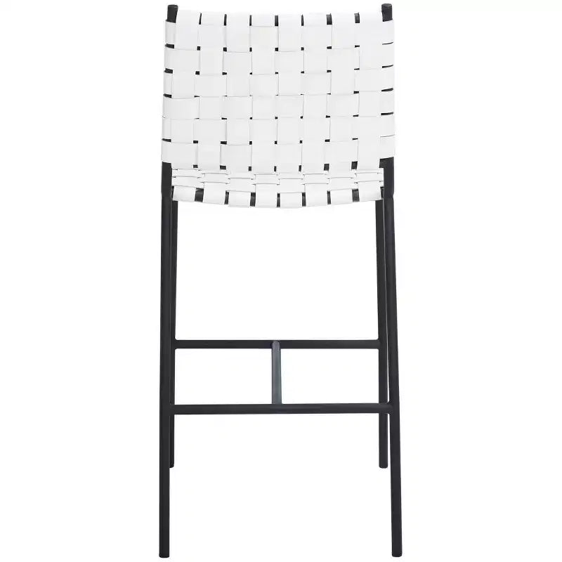 Tabouret de comptoir en tissu tressé