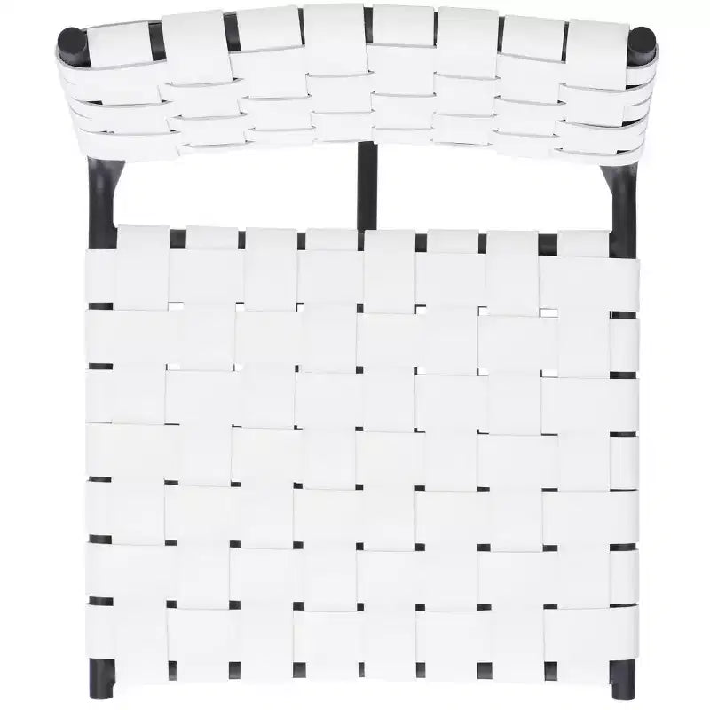 Tabouret de comptoir en tissu tressé
