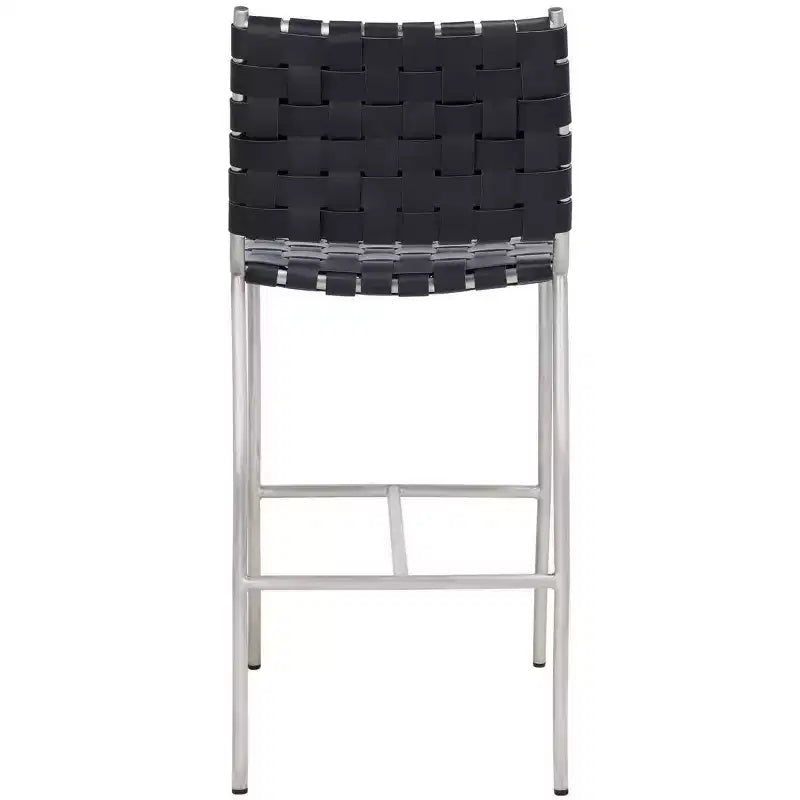 Tabouret de comptoir en tissu tressé