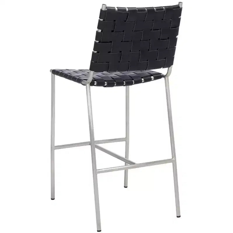 Tabouret de comptoir en tissu tressé