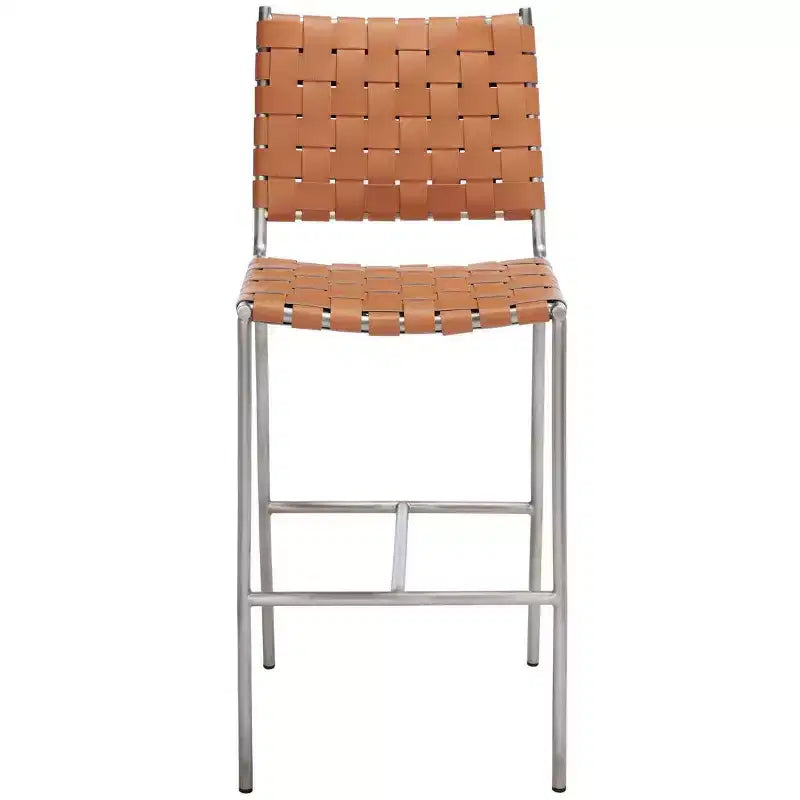Tabouret de comptoir en tissu tressé