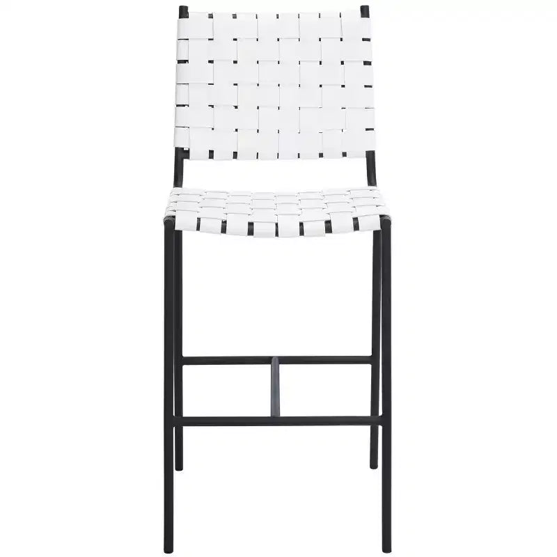 Tabouret de comptoir en tissu tressé