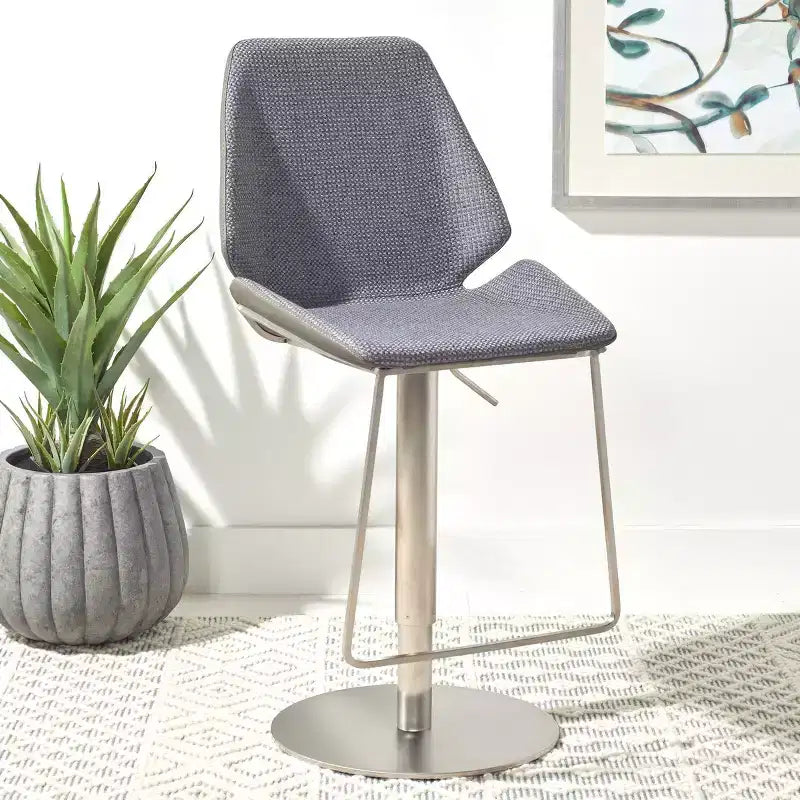 Tabouret de bar à vérin à gaz