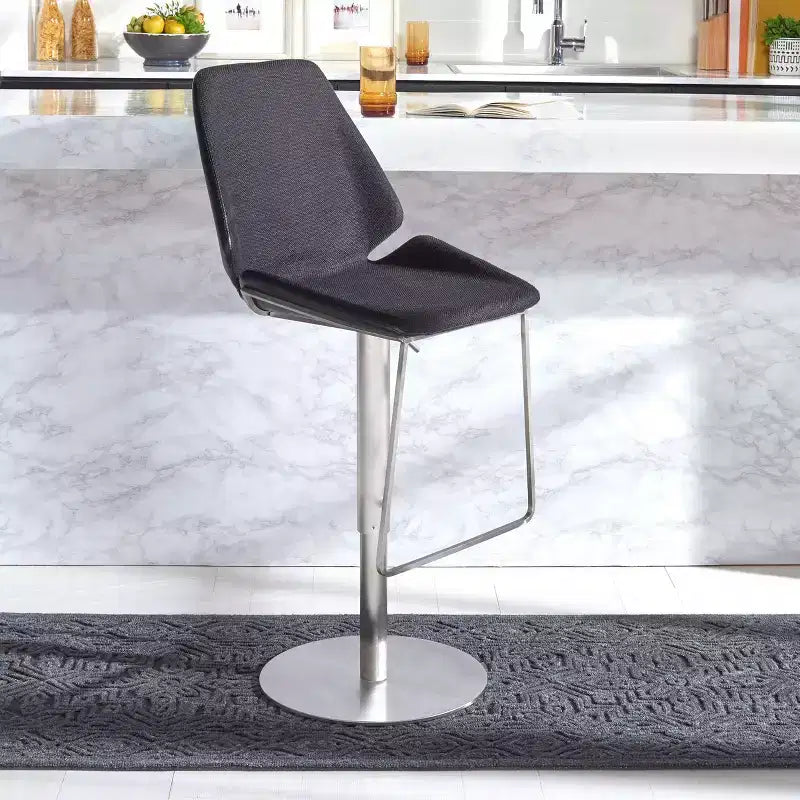 Tabouret de bar à vérin à gaz