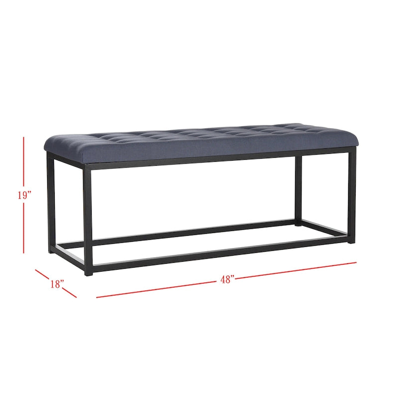 SAFAVIEH Nejla Bench - 48 x 18 x 19