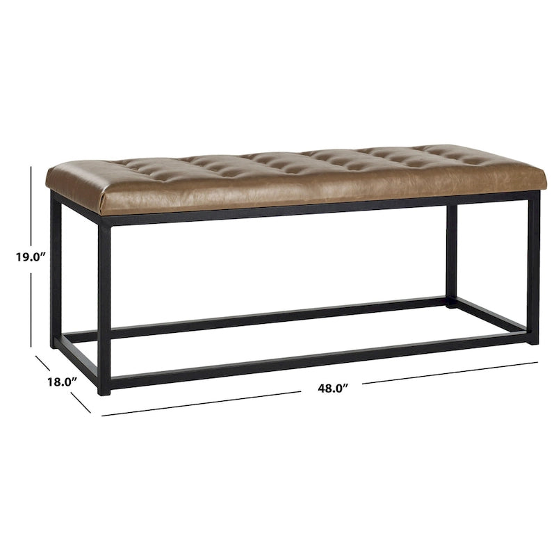 SAFAVIEH Nejla Bench - 48 x 18 x 19