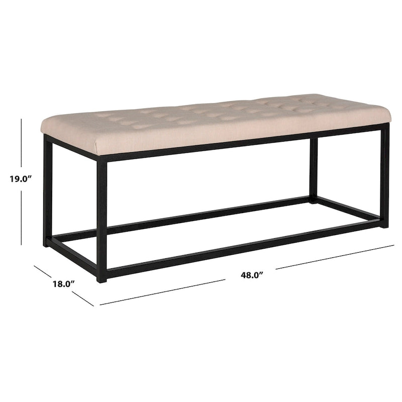 SAFAVIEH Nejla Bench - 48 x 18 x 19