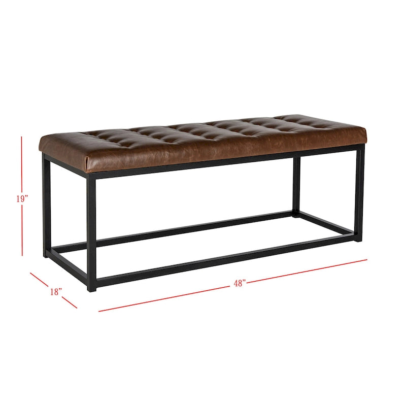 SAFAVIEH Nejla Bench - 48 x 18 x 19