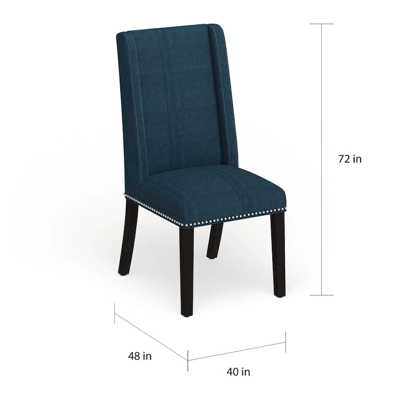 Modway Baron Fabric Upholstered Dining Chairs (Set of 2)