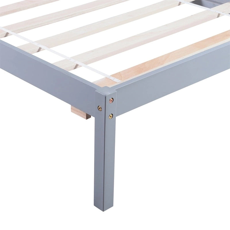 Harper & Bright Designs Wood Twin Platform Bed
