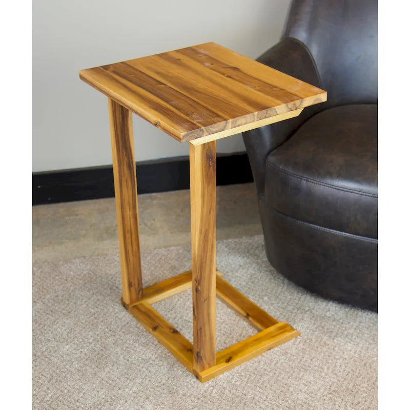 Porch & Den Holly Hill Solid Acacia Sofa C-Table
