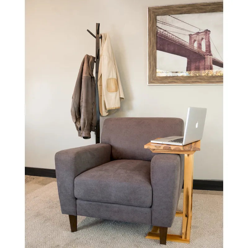 Porch & Den Holly Hill Solid Acacia Sofa C-Table