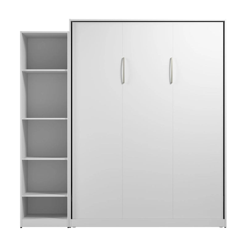 Claremont Queen Murphy Bed with Closet Organizer (85W) by Bestar
