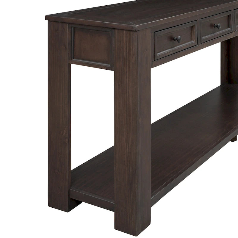 Sofa Table with Storage Drawers