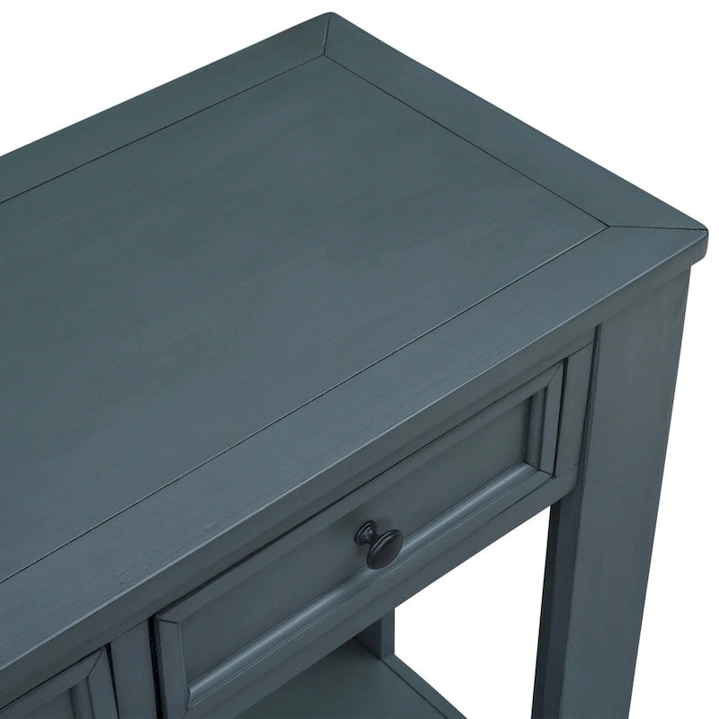 Sofa Table with Storage Drawers