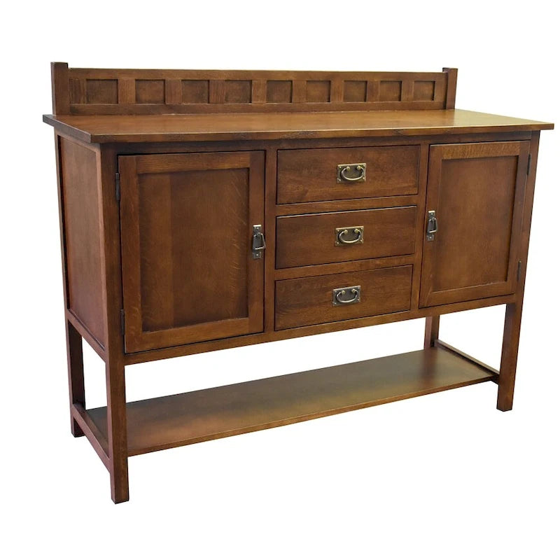 Mission Turner Sideboard With 3 Drawers And 2 Doors - 58