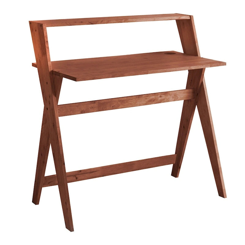 37.5 In. Mid Century Modern X Leg Study Desk