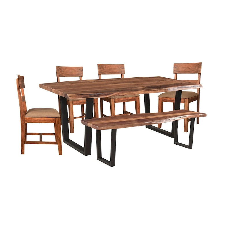 Sienna Live Edge Walnut Dining Table